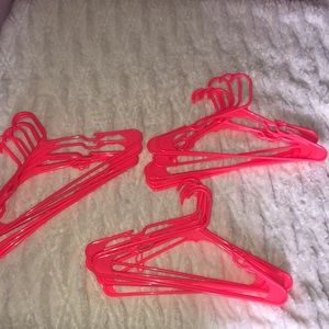 Neon Pink Hangers